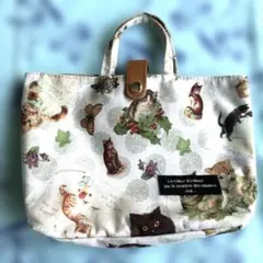 猫柄 バッグインバッグ ミニバック