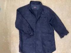 NICOLE CLUB FOR MEN ネイビー七分袖シャツ