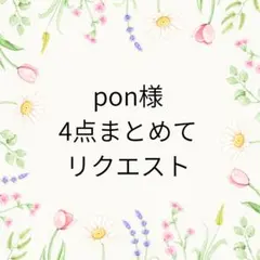 pon様 リクエスト 4点 まとめ商品