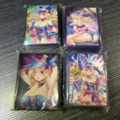 ミ*ァ様 ブラックマジシャンガール スリーブ4点セット