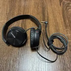 SONY 有線ヘッドホン MDR-ZX110 ブラック - メルカリ