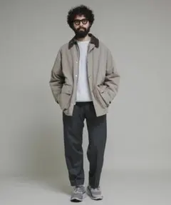 Barbour×URBS OS Bedale GREY サイズ38 ビデイル