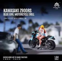 KAWASAKI　Z900RS　BLUE GIRLMOTORCYCLE　DOLL