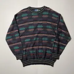 80s-90s FANGO コットン×アクリルセーター Italy製
