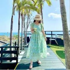 プレシャスリボン　妖精ワンピース　袖フリルのサムネイル