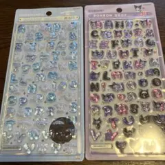 【国内正規品】シナモロール　クロミ　ボンボンドロップシール moji 2点セット