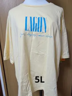 Hina Style ロゴプリント 半袖Tシャツ 5Lのサムネイル