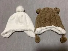 【西松屋】ベビー帽子　50cm 2つセット