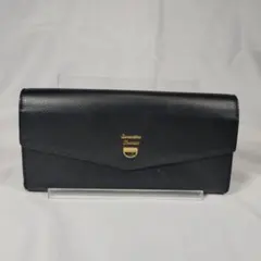 Samantha Thavasa 黒 レザー 長財布 エンベロープ型
