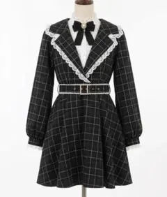 今日まで！ロジータ【ROJITA】テーラード重ね着風ワンピース ブラック