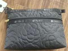 セール！タグ付きLeSportsac 薔薇柄キルトポーチクリスマスプレゼント