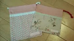 ⭐︎値下げ!⭐︎給食袋 コップ袋 2枚セット　ハンドメイド