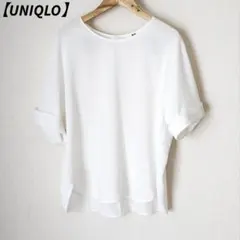 【UNIQLO】半袖 ブラウス ホワイトのサムネイル