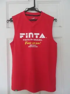 FINTA ノースリーブ タンクトップ レッドのサムネイル