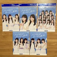乃木坂46 カルピス クリアファイル ５枚セット