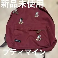 [新品未使用タグ付き]プティマイン　ディズニーコラボリュックのサムネイル
