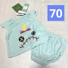 新品　リロ&スティッチ　スクランプ　ロンパース　ブルマスーツ　セット　ベビー