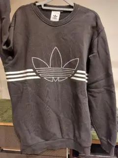 ◆ adidas ◆　トレーナー ▪ Lサイズ　黒/白▪