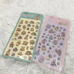 ディズニーDisneyくまのプーさん プリンセス　プクプクシール 2枚　硬い