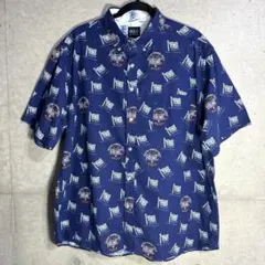 POLO 総柄 半袖シャツ 3L ユニオンジャック 大きいサイズ ヴィンテージのサムネイル
