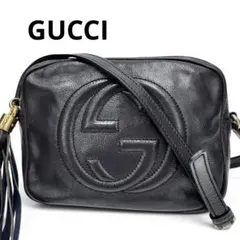 GUCCI グッチ ソーホー チェーンショルダーバッグ パテント レザー 