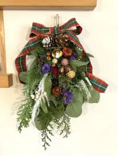 クリスマススワッグ インテリア