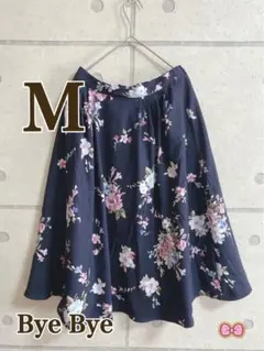 バイバイ　花柄フレアスカート　M 未使用品のサムネイル