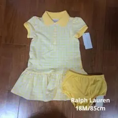 【タグ付】Ralph Lauren ラルフローレン ワンピース ギンガムチェック