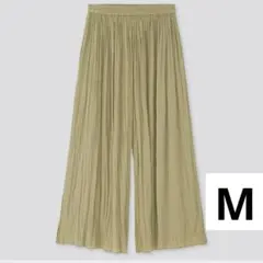 ユニクロ ワッシャーサテンスカートパンツ M