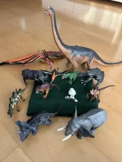 恐竜フィギュアセット 12体 1点づつ洗浄済み✨