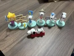 チョコエッグ　スヌーピー バカンス フィギュアセット 7体