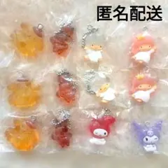サンリオ　なかよしドロップチャーム　6個　バラ可　プリン　マイメロ　キキララ