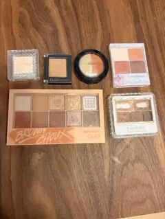 アイシャドウまとめ売り6点　CLIO PRO EYE PALETTE 02など