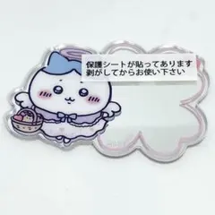 新品　ちいかわ てんしあくま トレーディングミラーステッカー　ハチワレ