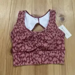新品SUKALAピンク系パターン ヨガウェア