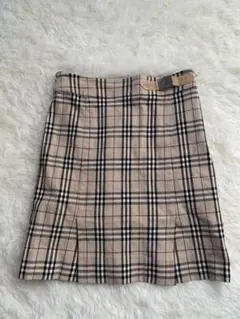 Burberry Blue Label チェック柄ミニスカート 36