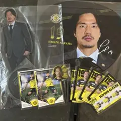 【おまけ付】柏レイソル スーツラッフルくじ 仲間隼人 特大アクスタ＆うちわ
