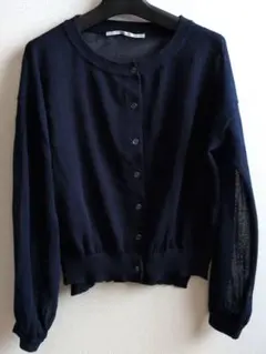 猫澤様専用　Style zampa ネイビー長袖カーディガン