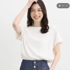 【新品】Honeys ホワイト 半袖 Tシャツのサムネイル