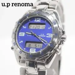 未使用❣ U.P renoma レノマ　ソーラー　レクタングル　白文字盤　稼働品 2025年最新】U.P renoma 時計の人気アイテム - メルカリ