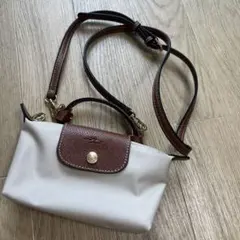 LONGCHAMP ル プリアージュ ハンドル付きポーチ パピエ