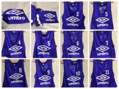 UMBRO アンブロ ビブス 10枚セット ブルー - メルカリ