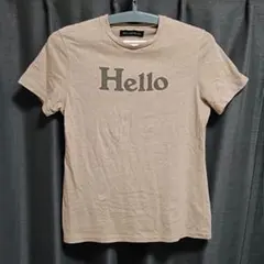 希少✨マディソンブルー Helloロゴコットン Tシャツ グレージュ 02