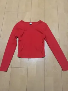 SHEIN 長袖カットソー 10Y レッド