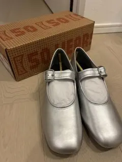 CAMPER casi myra フラットシューズ シルバーのサムネイル