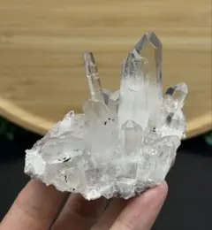 天然ヒマラヤ水晶原石　インドマニカラン産　高品質　パワーストーン　浄化