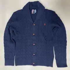 【美品】ラルフローレンボーイズ　ヘチマカラー長袖カーディガン　Lサイズ