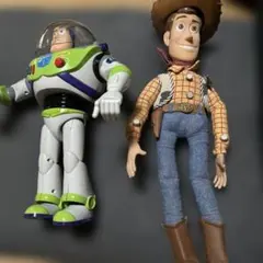 当時物 トイ・ストーリー THINKWAY バズ ウッディ トーキングフィギュアのサムネイル