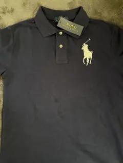 【超人気】Polo Ralph Lauren ビッグポニーネイビー ポロシャツ