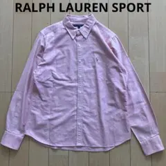 RALPH LAUREN SPORT 長袖シャツ　ボタンダウン　ピンク　5f